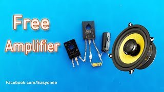 How to make a simple audio amplifier  using D882 transistor [upl. by Laveen928]