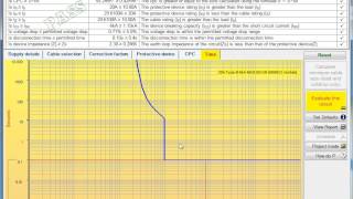 CableCalc BS7671 Tutorial 7  Time Tab [upl. by Leivad]