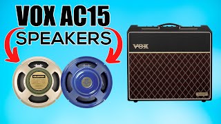 New Vox AC15 HWR2 in Action Greenback G12M vs Alnico Blue Sound Test [upl. by Nohsad]