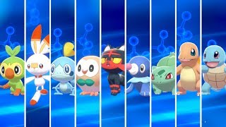 Pokémon Sword amp Shield  All Starters Evolutions [upl. by Horne]