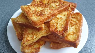 If you have toast 2 eggs and milk at home you can make a delicious breakfast French toast recipe [upl. by Rajiv899]