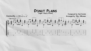 Koji Kondo  Donut Plains Super Mario World  Guitar Arrangement [upl. by Teador677]