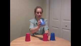 Cup song with 4 cups tutorial [upl. by Nivad]