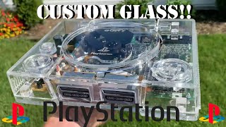 Glass Playstation 1 Custom Hand Built [upl. by Volnak]