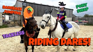 SPOOKY RIDING DARES  Vlogoween 5 [upl. by Romeo]