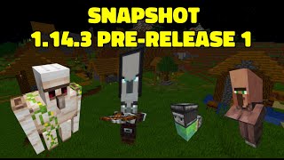 1143 Prerelease 1  Iron Farm Buff Lag fix Villager fixes [upl. by Devi]