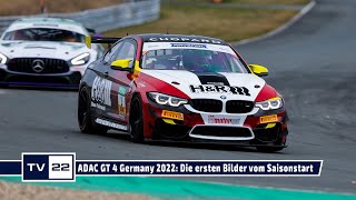 MOTOR TV22 Die ersten Bilder von der ADAC GT 4 Germany 2022 vom Saisonstart in Oschersleben [upl. by Nico328]