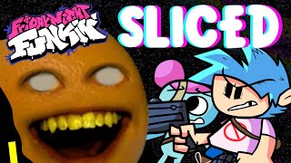 Sliced Instrumental  FNF VS Corrupted Annoying Orange OST fnf Learn With Pibby Mod [upl. by Htezil]