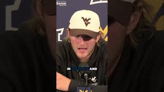 WVU QB Garrett Greene says goals are still within reach [upl. by Basso]