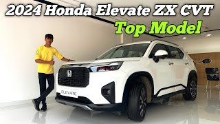 अब Creta कौन लेगा  🤔  2024 Honda Elevate ZX CVT  Top Model  Full Review [upl. by Heyer]