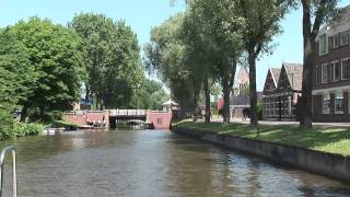 Door drie bruggen in Bolsward deshaked versie [upl. by Danforth]