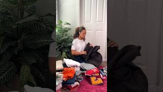 How to pack your clothes for college 📦 college backtoschool student packing clothes [upl. by Bella290]