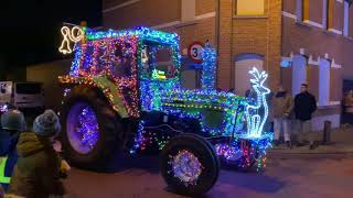 Tractor parade Christmas Lebbeke 2019 [upl. by Notnerb961]