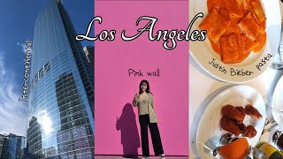 EngLA ep1 이민뽐뿌 오는 LA날씨☀️ Intercontinental DTLA Justin Bieber pasta the Grove 맛집 [upl. by Petta]