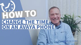 How to Change the Time on an Avaya Phone [upl. by Pogah]