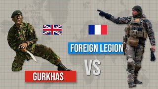 British Gurkhas vs French Foreign Legion  What’s the difference [upl. by Gulgee]