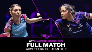 FULL MATCH  Bernadette Szocs vs Adriana Diaz  WS R16  WTTIncheon 2024 [upl. by Tavia]