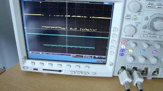 I2C Bus on Oscilloscope Quadrocopter Compass Modul [upl. by Azarria]