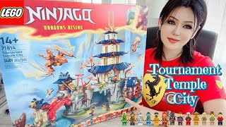 🥷🏻♥️💙 LEGO NINJAGO Tournament Temple City 71814 Speed Build  Abbi Happy the LEGO Frenetic [upl. by Alyose99]