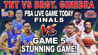 BRGY GINEBRA vs TNT Game 5 Finals  PBA Live Full Game Today  Stunning Game 2K24 [upl. by Notffilc940]