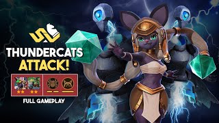 THUNDERCATS ATTACK 😾⚡ 4 INSECTOID 1 CIVET  GEM ARTISAN CARRY ⭐ AUTOCHESS 14 ♟️ [upl. by Nyvets]