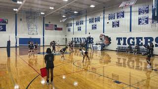 Leander Middle School 8th Grade Volleyball A team vs Wiley MS [upl. by Lytsyrk]