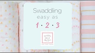 SwaddleDesigns  How to Swaddle  Shimmer Collection [upl. by Hamlani]