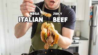 How To Make Italian Beef at Home ChicagoStyle [upl. by Wojcik]