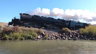 Union Pacific Big Boy 4014 at Henefer Utah [upl. by Suvart883]