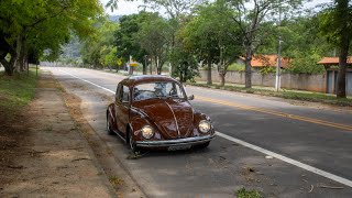 Estrada dos Romeiros até Itu de Fusca 1500 1974 [upl. by Timi]