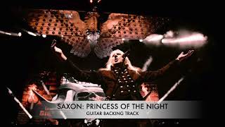 Saxon Princess Of The Night  Guitar Backing Track W Original Vocals [upl. by Greeley]