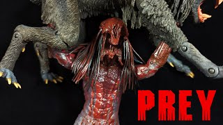 NECA Prey Ultimate Bear Blood Feral Predator Action Figure Review [upl. by Schnur]