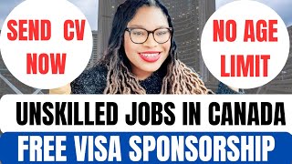 Free Canada Work Visa  Unskilled Jobs In Canada 2024 [upl. by Abil]