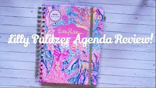 lilly pulitzer agenda review  20182019 [upl. by Arlinda]