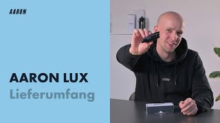 AARON LUX Fahrradlicht  Unboxing amp Lieferumfang [upl. by Lauryn]