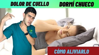 Me dormí chueco y me duele el cuello ¿Cómo lo quito [upl. by Tessa]