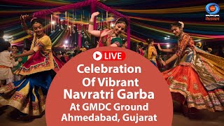 LIVE  Celebration Of Vibrant Navratri Garba At GMDC Ground Ahmedabad Gujarat  7th October 2024 [upl. by Suiramad607]