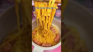 Mukbang mì Samyang Carbonara mukbang review micay samyang samyangcarbonara samyangnoodles an [upl. by Aimas562]