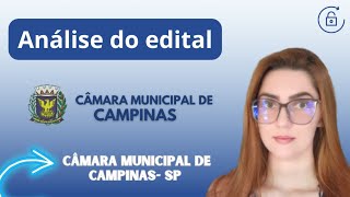 Concurso Câmara de Campinas SP Análise do Edital 2024 [upl. by Anikes]