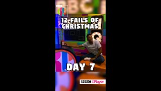 CBBC Bloopers  Day 7 😂  12 Fails of Christmas 🎄  SHORTS [upl. by Nevag259]