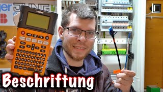 Beschriftungsgerät für Elektriker Brother PTouch E300 ElektroM [upl. by Drooff602]