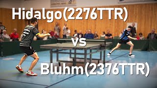 💪Chancenlos gegen Abwehr  Hidalgo2276TTR vs Bluhm2376TTR  3Bundesliga Süd [upl. by Nerok956]