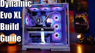 Lian Li Dynamic Evo XL indepth build guide step by step standard build [upl. by Assil365]