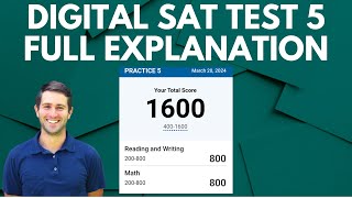 Digital SAT Test 5 Explained By A Perfect Scorer [upl. by Adil]