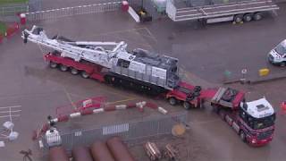 Select Plant Hire BG36 piling rig in Glasgow [upl. by Catto]