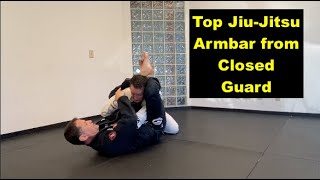 Top Armbar Setup From Closed Guard [upl. by Rother]