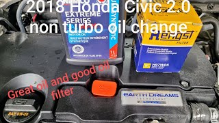 Honda Civic oil change [upl. by Maurene]