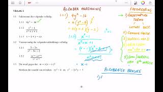 Wiskunde in Afrikaans  Graad 10  Eksamenvoorbereiding deel 11  Faktorisering [upl. by Maharba461]