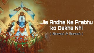 jis andhe ne prabhu ko dekha nahi wo roop batana kya jane  Slowed amp Reverb  Hari Aur Main [upl. by Alam779]