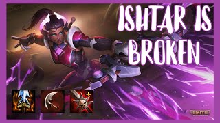 ISHTAR IS BROKEN SMITE Season 10 Ranked Conquest PC [upl. by Naehs]